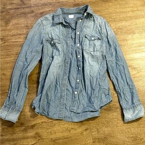 Denim button shirt